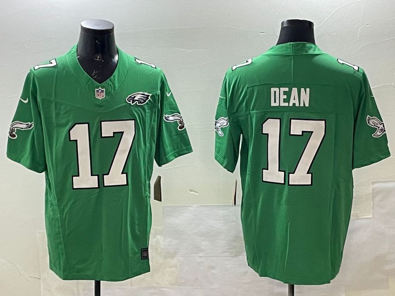 Men Philadelphia Eagles #17 Dean Green three generations 2025 Nike Vapor Limited NFL Jersey style 4->philadelphia eagles->NFL Jersey